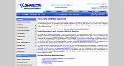 Desktop Screenshot of homepromedical.com